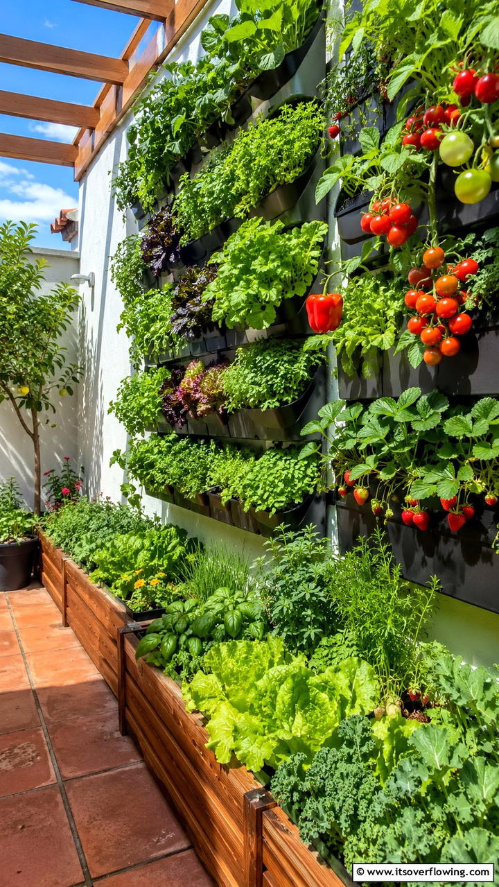 Edible Vertical Garden - 21 Space-Saving Vertical Garden Ideas for Urban Living