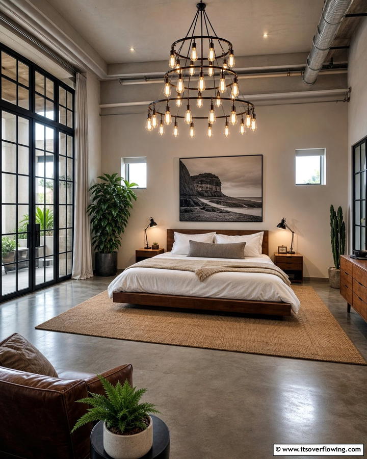 Edison Bulb Chandeliers - 25 Steampunk Bedroom Ideas for a Unique Vintage Look
