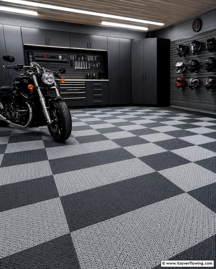 Efficient Electrical Outlets Setup - 25 Motorcycle Garage Ideas for Bike Enthusiasts