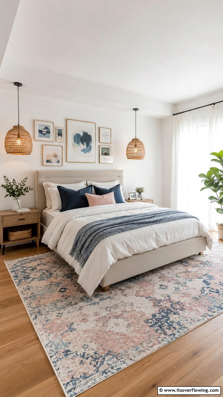 Effortless Style Harmony - 30 Bedroom Rug Ideas to Anchor and Elevate Your Decor