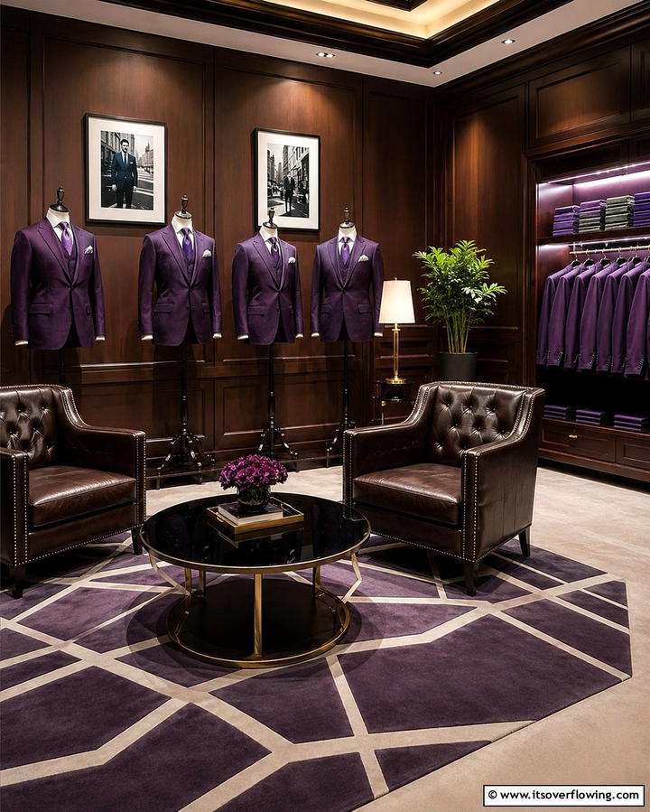Eggplant Colored Suits - 30 Purple Wedding Theme Ideas for Regal Celebrations