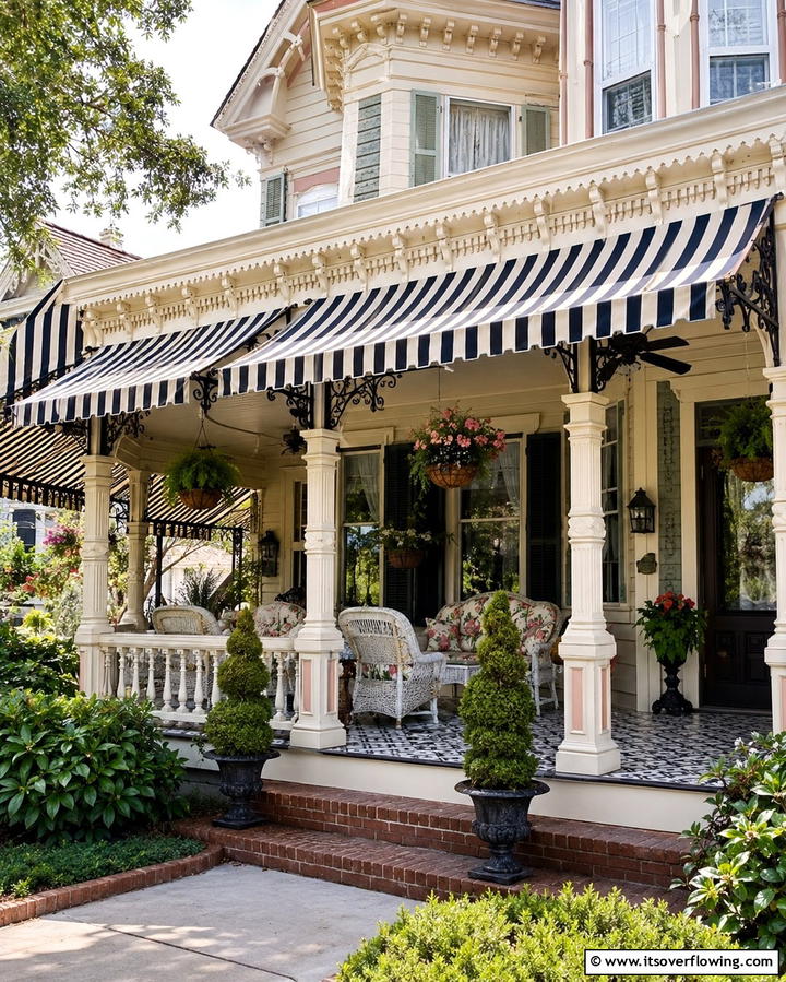 Elaborate Porch Awnings - 20 Charming Victorian Porch Ideas for a Classic Look