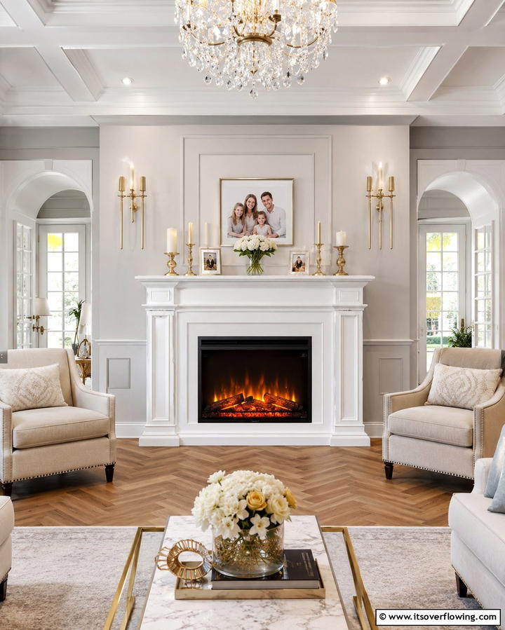 Electric Fireplaces with Mantels - 25 Electric Fireplace Ideas for Cozy and Modern Homes