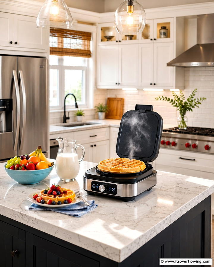 Electric Waffle Maker - 30 Must-Have Small Kitchen Appliances for Compact Spaces