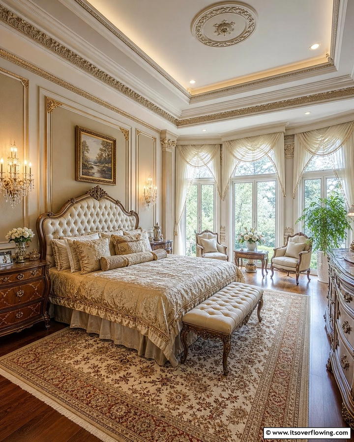 Elegant Classic Design - 21 Bedroom Design Ideas to Craft a Personalized Relaxation Zone