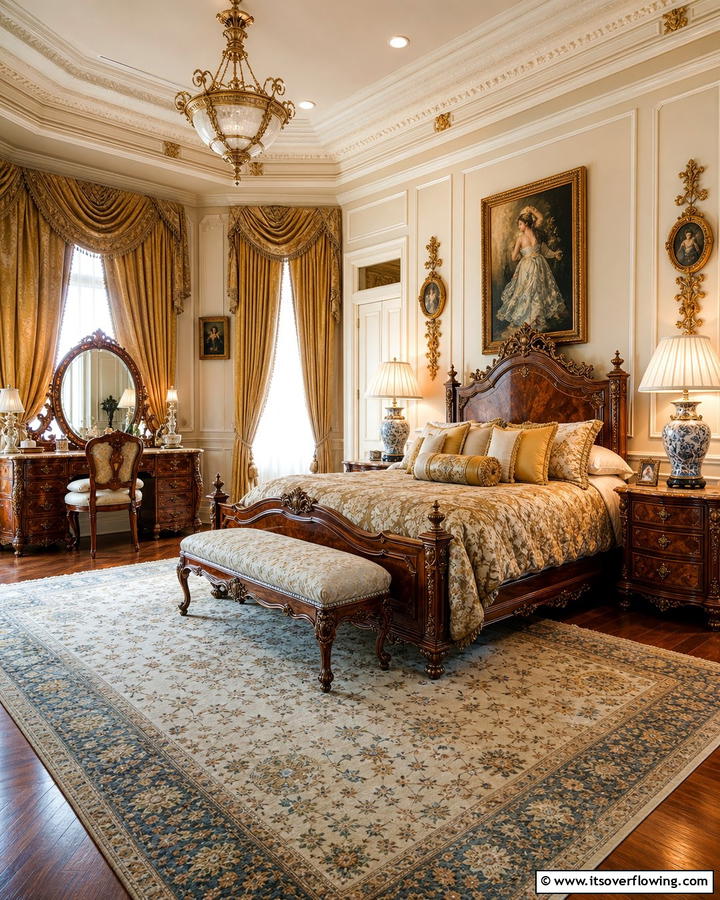 Elegant Classic Revival - 21 Inspiring Bedroom Decor Ideas for a Cozy Retreat