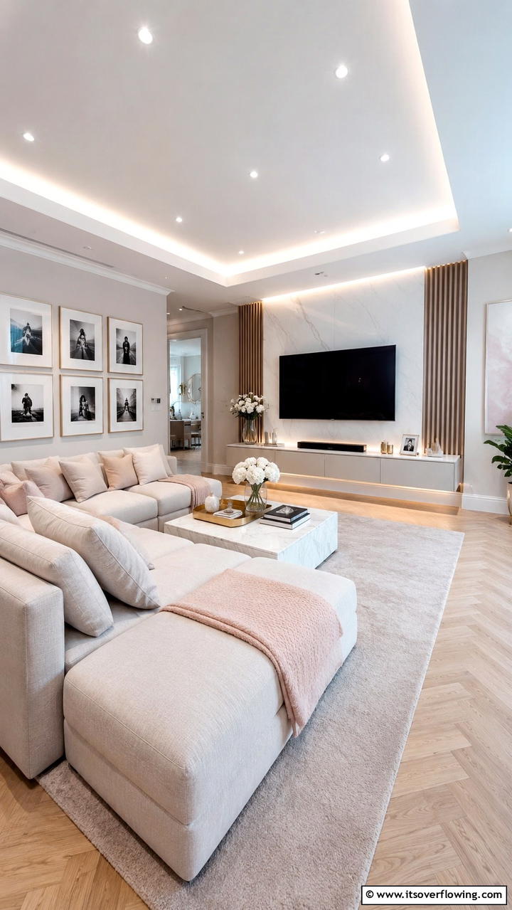 Elegant Contemporary Tv Room - 21 Cozy TV Room Ideas for Ultimate Entertainment Spaces
