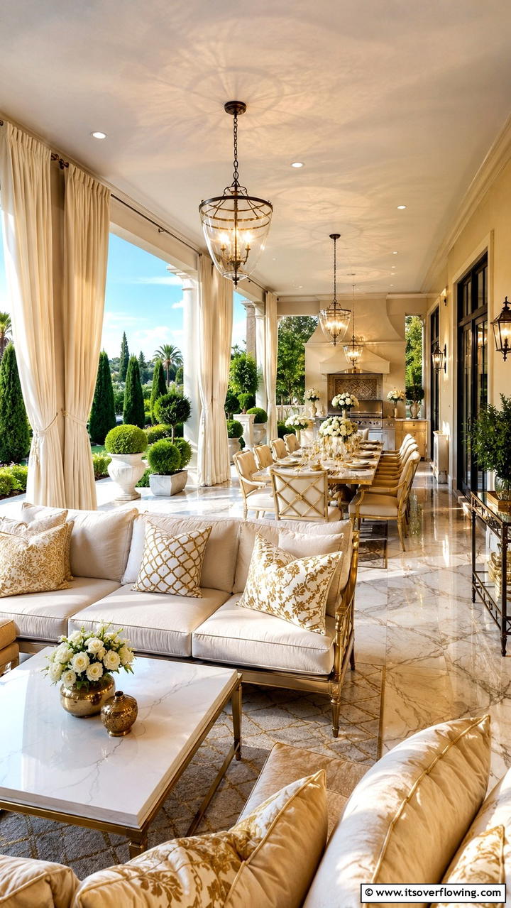 Elegant Entertainer Veranda - 21 Veranda Ideas to Create a Relaxing Outdoor Retreat