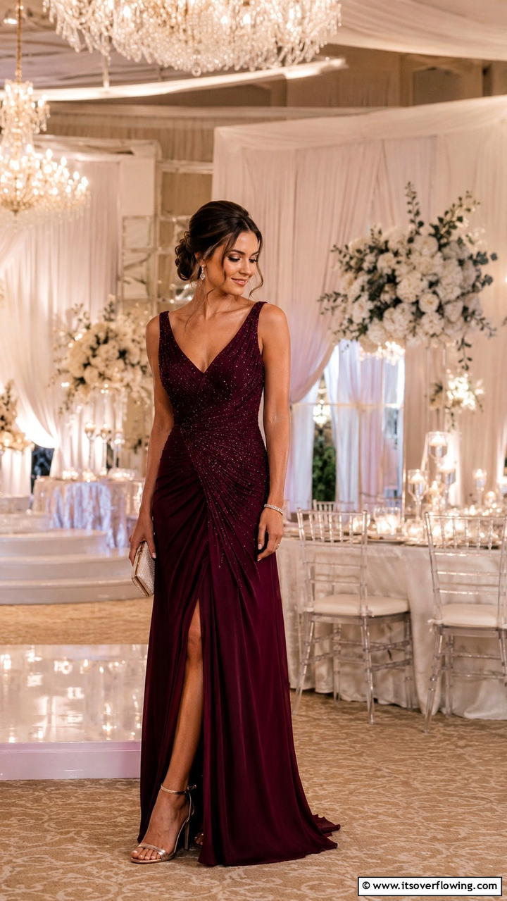 Elegant Evening Gowns - 30 Guest Wedding Outfit Ideas- Stylish Attire Inspiration