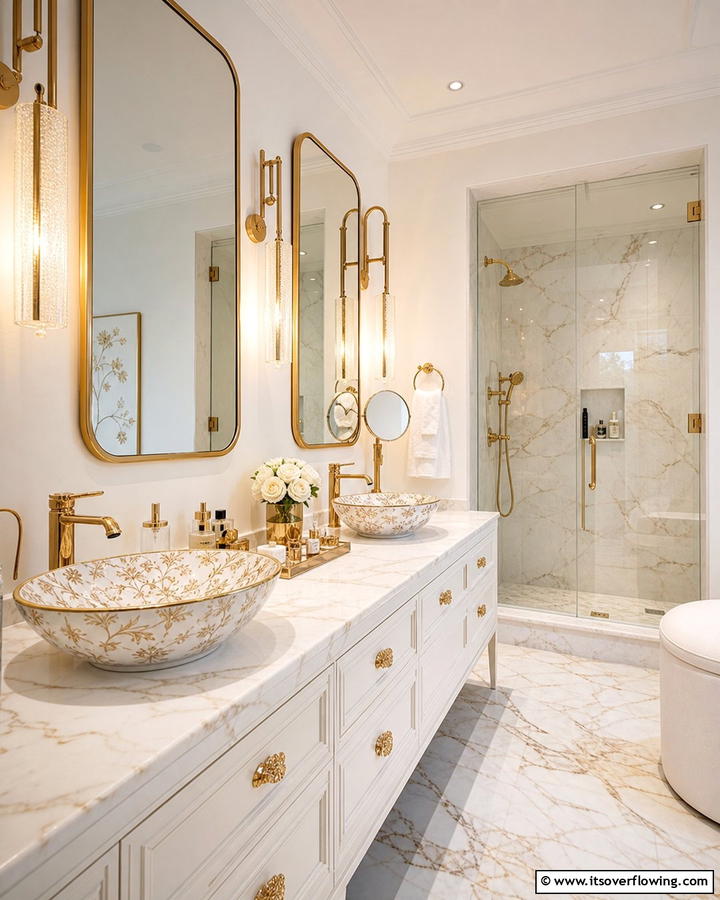 Elegant Fixture Details - 21 Primary Bathroom Design Ideas for Modern Homes