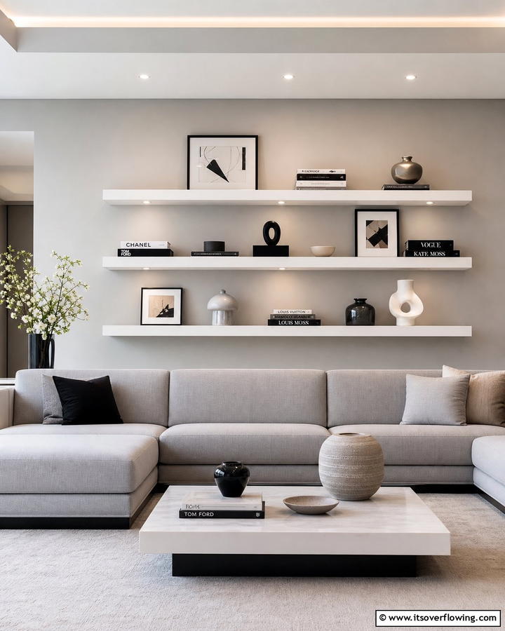 Elegant Floating Shelves - 21 Shelf Decor Ideas to Organize and Elevate Your Spaces