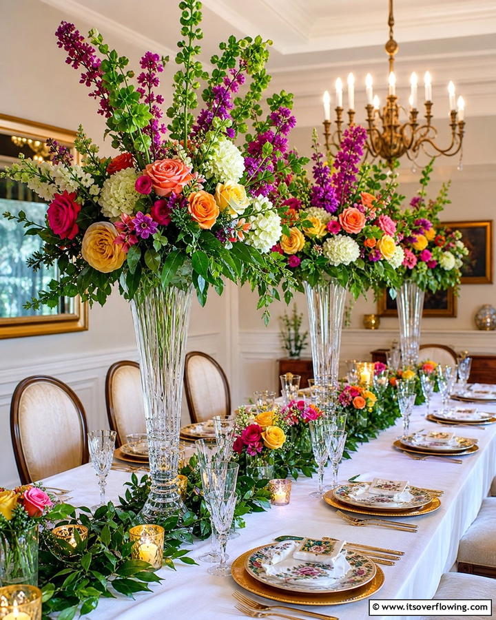 Elegant Floral Arrangements - 25 Centerpiece Ideas for Stunning Table Decor