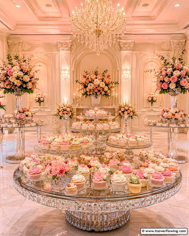 Elegant Floral Cupcakes - 30 Wedding Cupcake Ideas for Unforgettable Celebrations