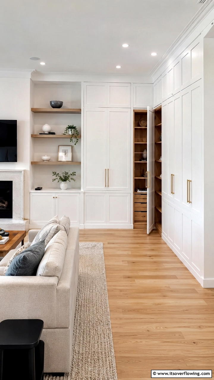 Elegant Hidden Storage Solutions - 30 Corner Cabinet Ideas to Maximize Storage in Any Room