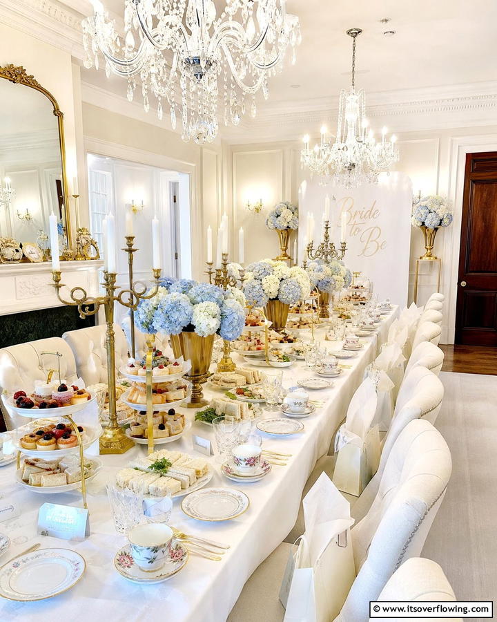 Elegant High Tea Soiree - 21 Unique Bridal Shower Ideas for Memorable Celebrations