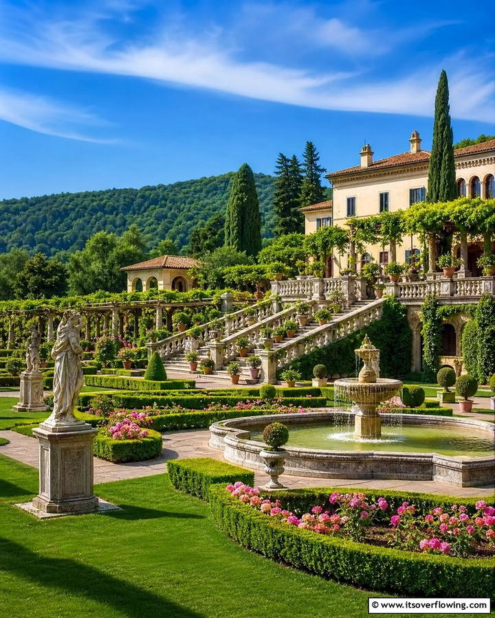 Elegant Italian Villa Garden - 30 Italian Garden Design Ideas for Timeless Elegance
