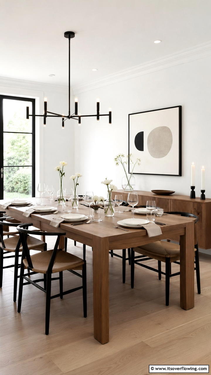 Elegant Minimalist Table Setting - 21 Creative Table Setting Ideas for Every Occasion