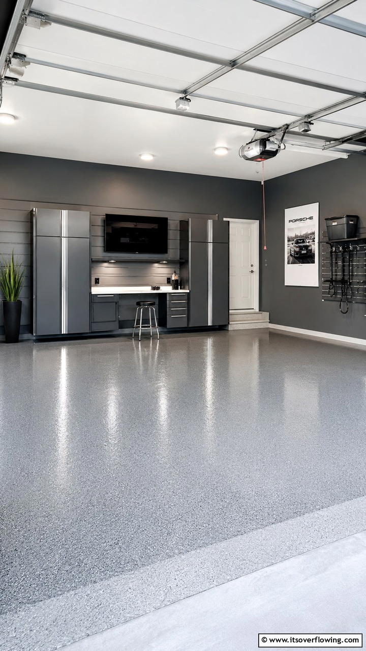 Elegant Monochrome Palette - 30 Creative Garage Wall Paint Ideas for a Fresh Look