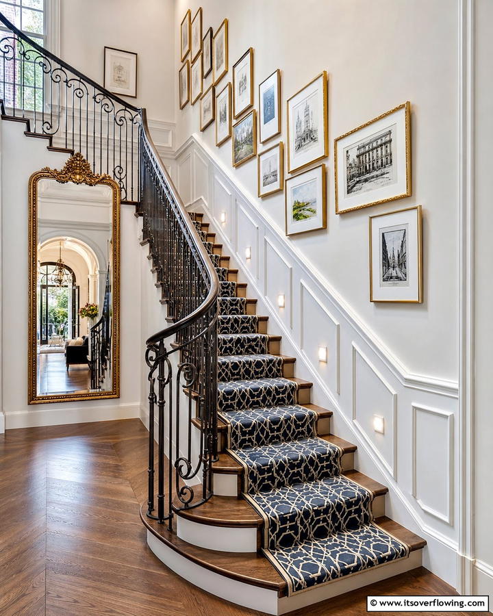 Elegant Staircase Styling - 30 Stylish House Decor Ideas for Every Room in Your Home