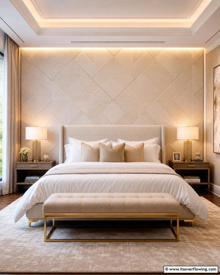 Elegant Textured Wall Panels - 21 Innovative Blank Wall Ideas to Maximize Your Space