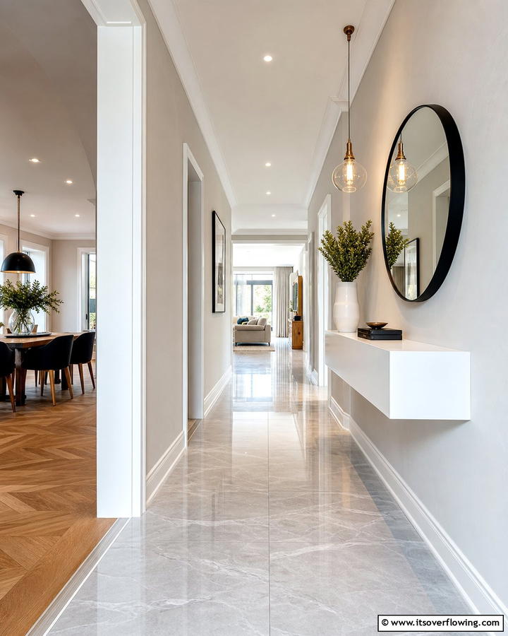 Elegant Transition Strips - 30 Wall Molding Ideas to Elevate Your Interior Design
