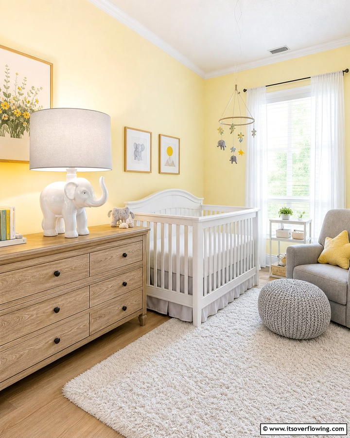 Elephant Lamps for Soft Lighting - 20 Elephant Nursery Ideas for a Whimsical Space