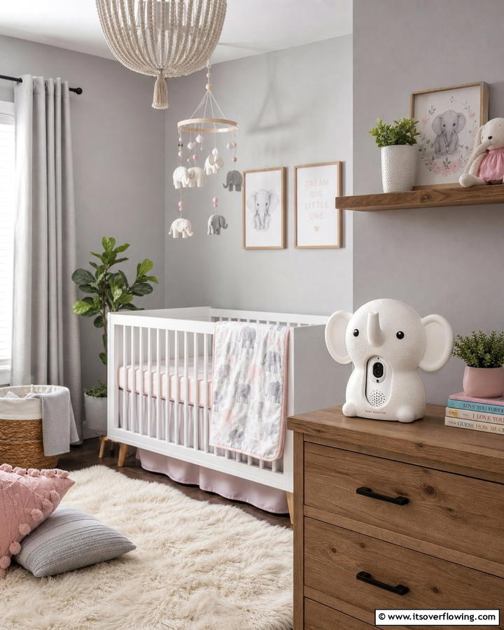 Elephant Themed Baby Monitor Covers - 20 Elephant Nursery Ideas for a Whimsical Space