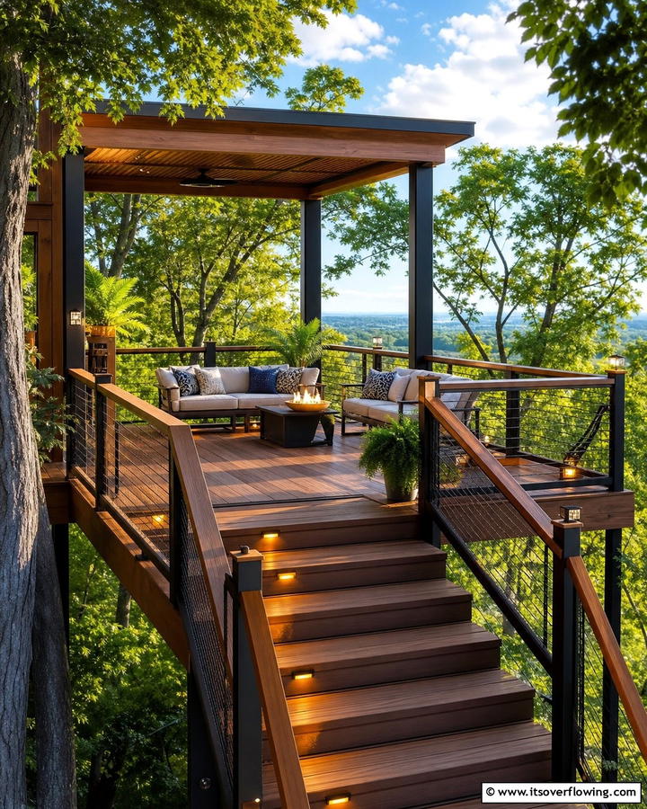 Elevated Deck Hideaway - 21 Backyard Deck Ideas to Elevate Your Outdoor Living Space