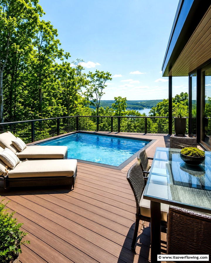 Elevated Deck Spool Pool - 25 Spool Pool Ideas for Compact Backyard Spaces