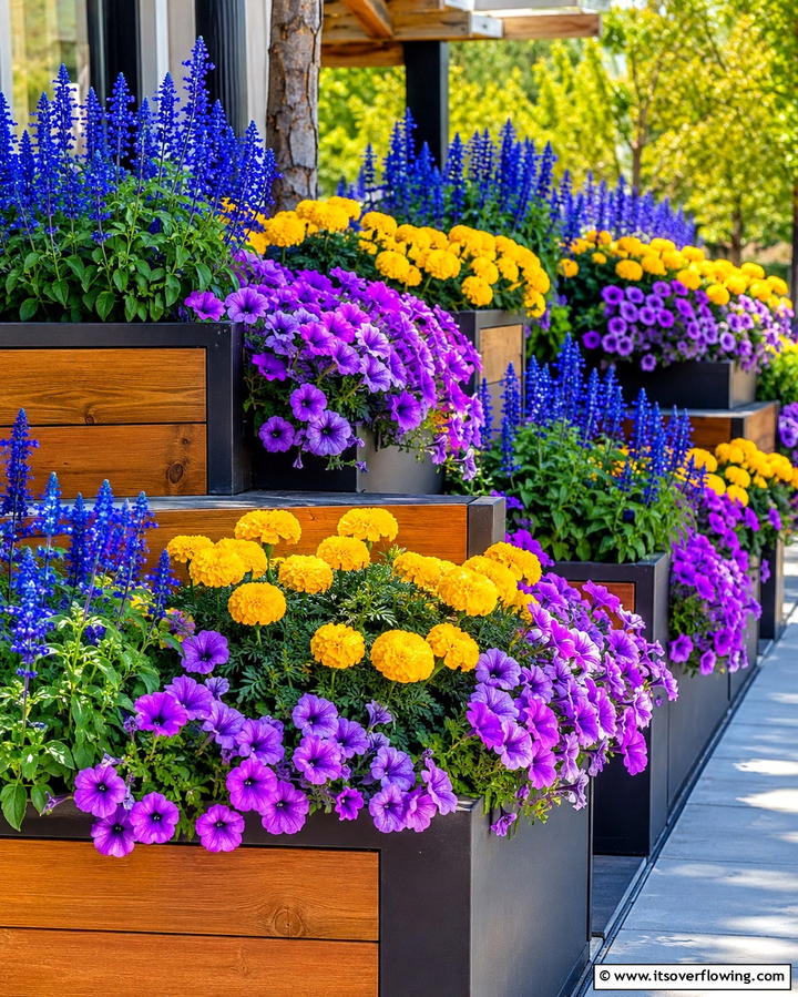 Elevated Planter Flower Beds - 25 Front Yard Texas Flower Bed Ideas for a Stunning Look