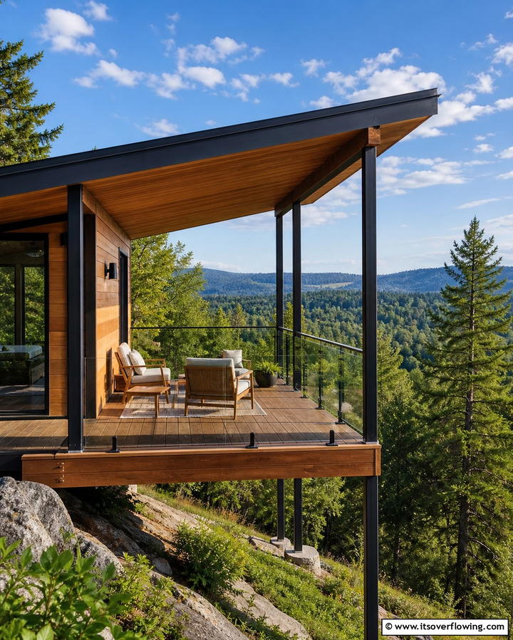 Elevated Shed Roof Porch - 25 Shed Roof Porch Design Ideas for Cozy Spaces