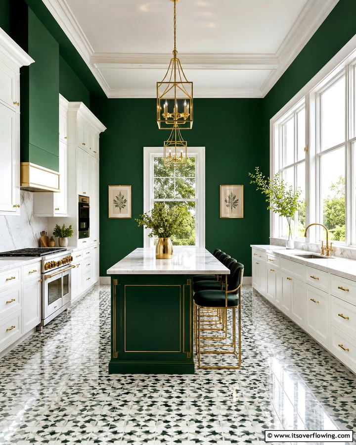 Emerald Green Appliances for a Retro Touch - 25 Emerald Green Kitchen Ideas for Bold Style