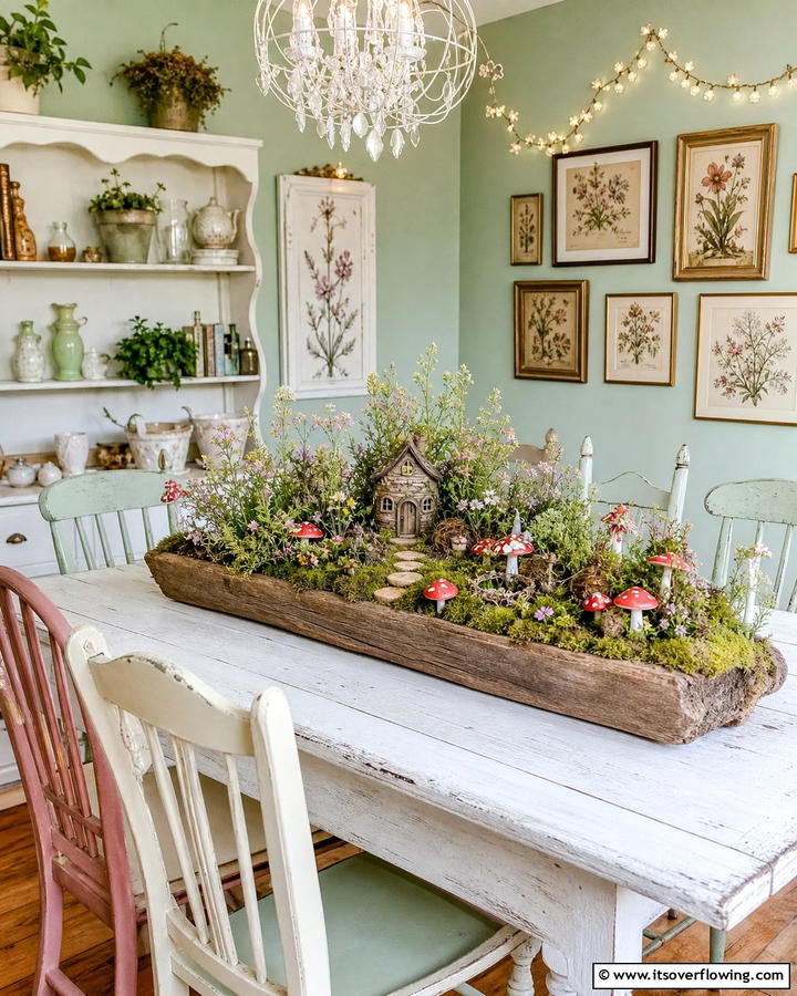 Enchanted Fairy Garden - 21 Flower Centerpiece Ideas for Elegant Tablescapes