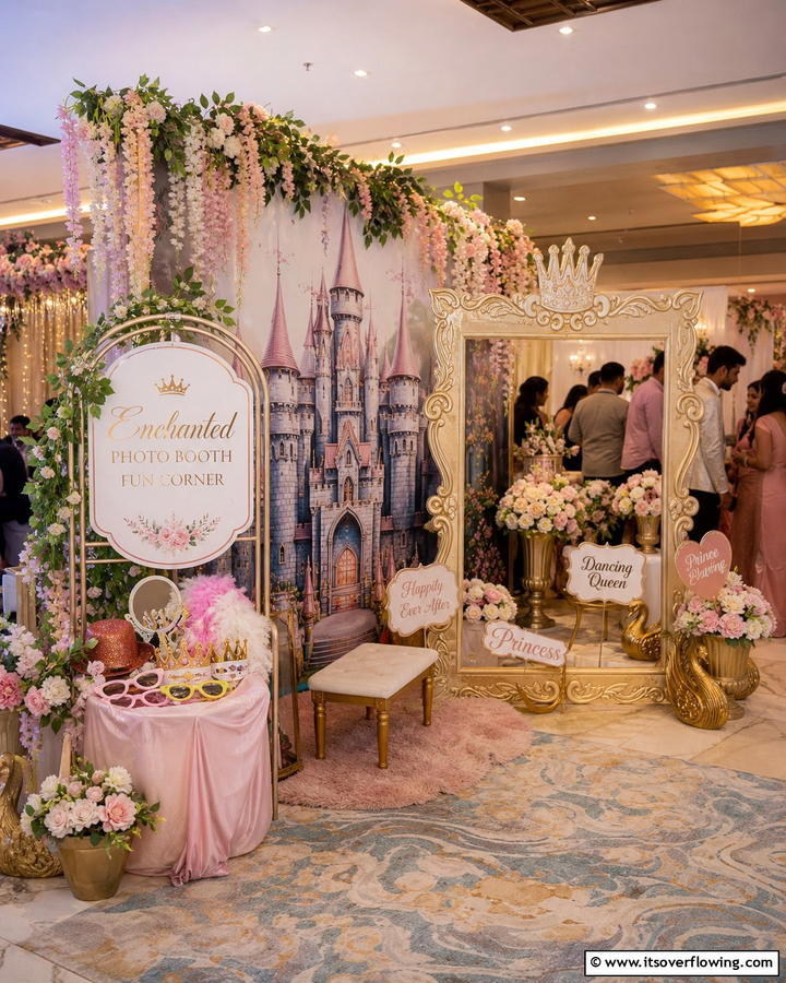 Enchanted Photo Booth Fun - 30 Magical Disney Wedding Ideas for Your Dream Day
