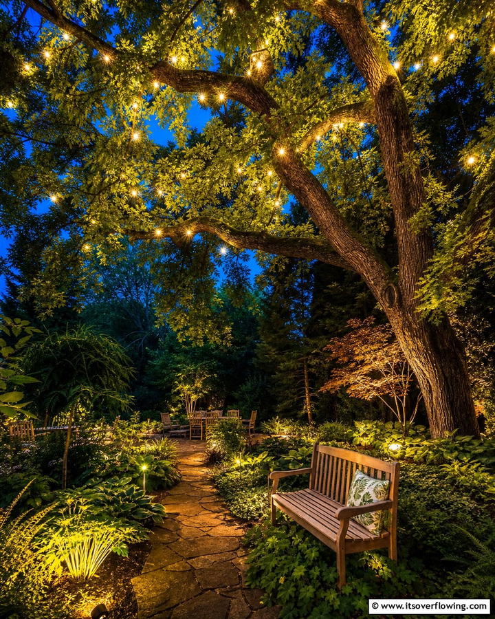 Enchanted Tree Lighting - 21 Outdoor Lighting Ideas to Illuminate Your Nights