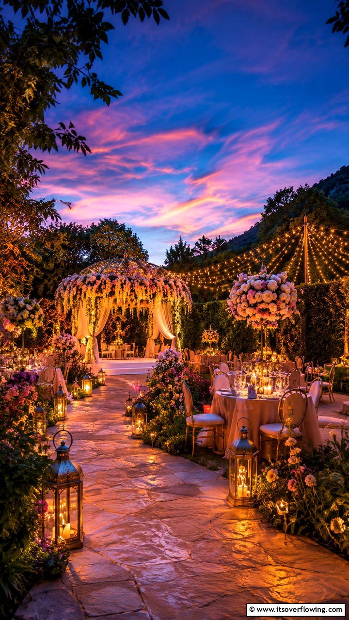 Enchanted Twilight Garden Wedding - 30 Garden Wedding Ideas- Enchanting Outdoor Celebration Themes