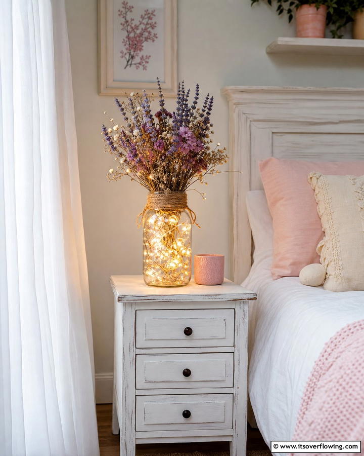 Enchanting Fairy Lights - 30 Charming Mason Jar Centerpiece Ideas for Every Season