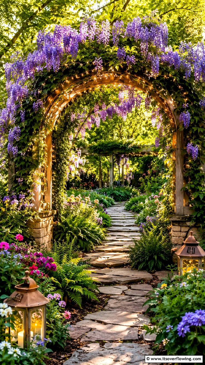 Enchanting Garden Archway - 30 Garden Arch Ideas for Enchanting Outdoor Spaces