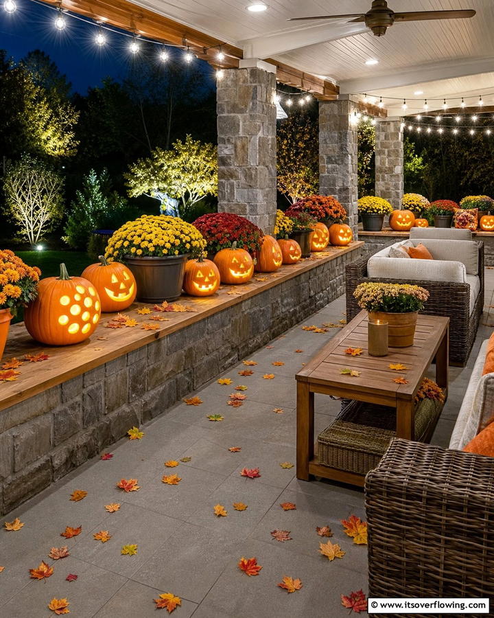 Enchanting Pumpkin Lantern Displays - 21 Pumpkin Decor Concepts for Autumn-Inspired Home Styling