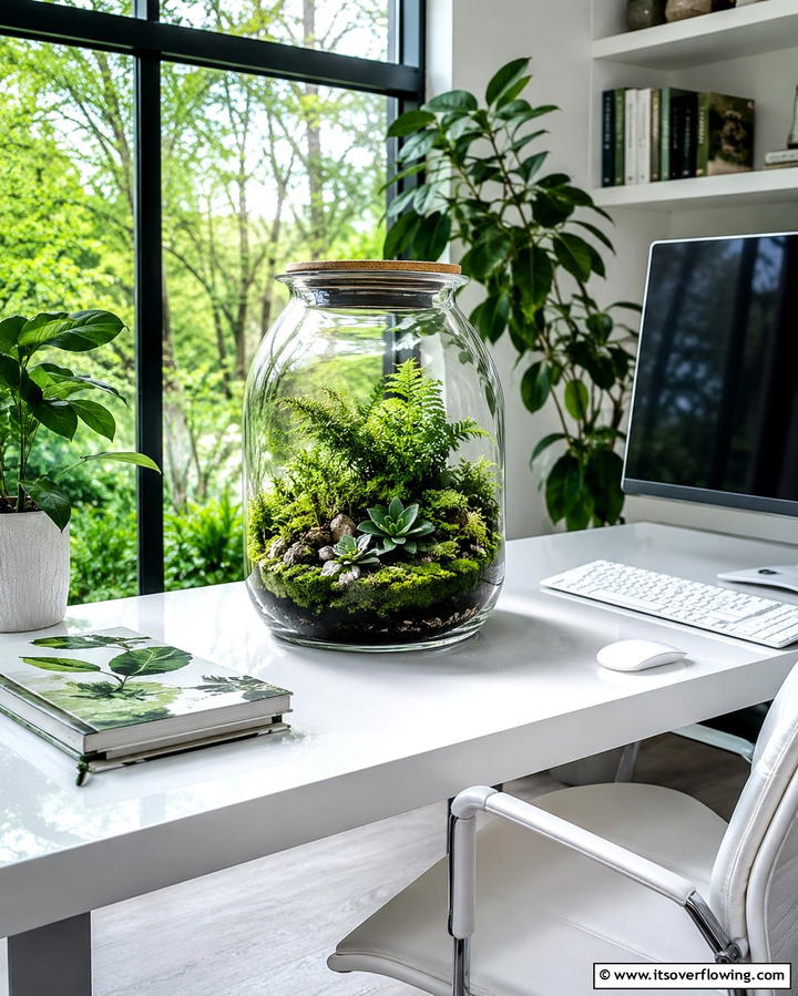Enclosed Micro Ecosystem Terrarium - 30 Creative Terrarium Ideas for Indoor Gardening Enthusiasts