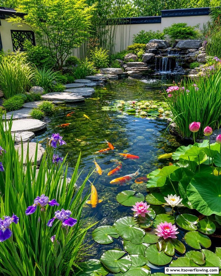 Enclosed Water Garden - 20 Enclosed Garden Ideas to Enhance Your Outdoor Space
