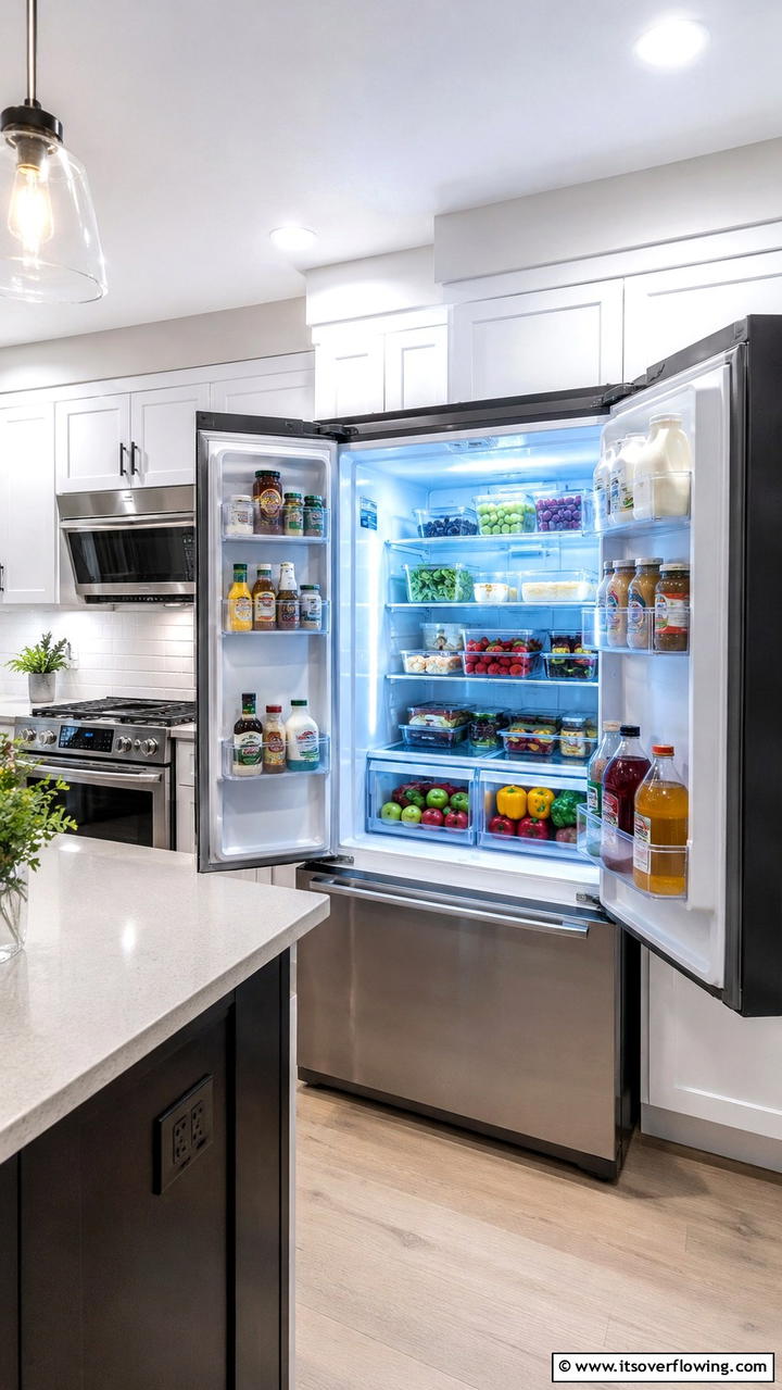 Energy Efficient Lighting - 30 Fridge Organization Ideas for Efficient Storage