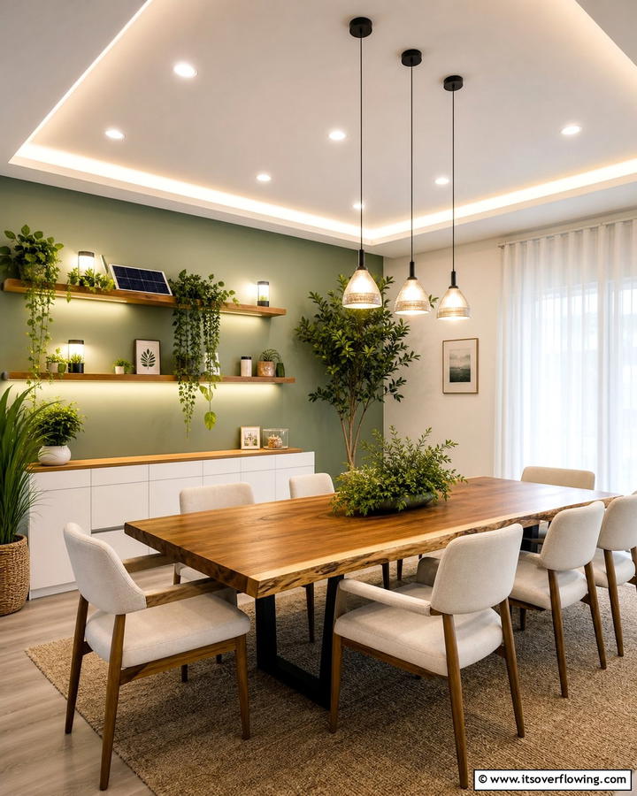 Energy Efficient Lighting Ideas - 21 Green Dining Room Ideas to Refresh Your Dining Space