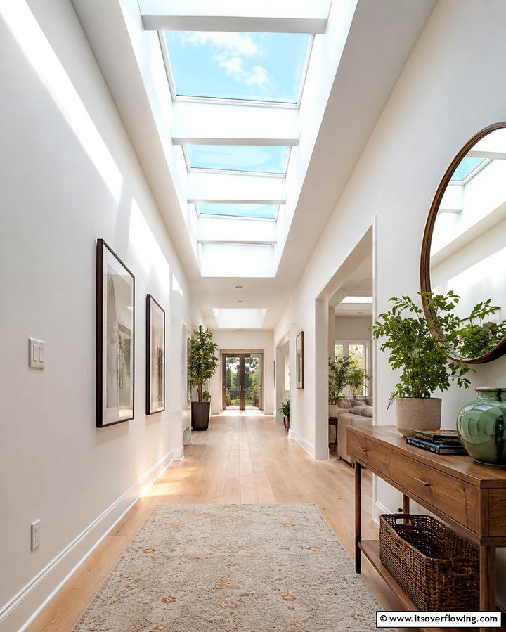 Energy Efficient Skylights - 25 Green Hallway Ideas for a Fresh and Inviting Home