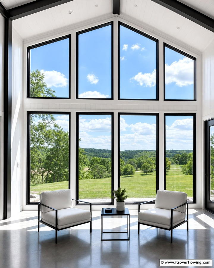 Energy Efficient Windows - 25 Pole Barn Interior Ideas for a Versatile Space