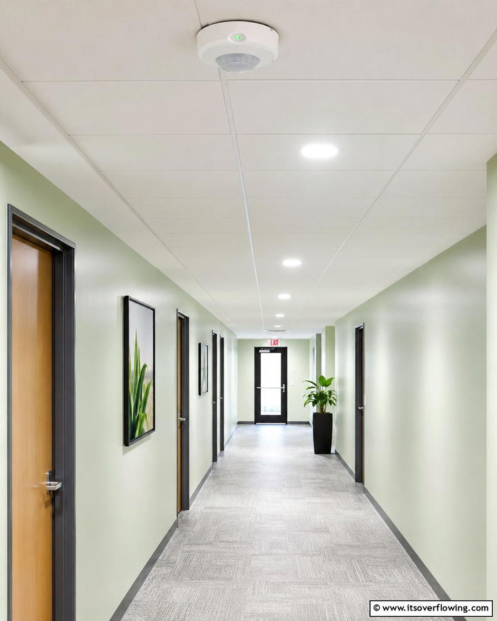 Energy Saving Motion Sensors - 25 Green Hallway Ideas for a Fresh and Inviting Home