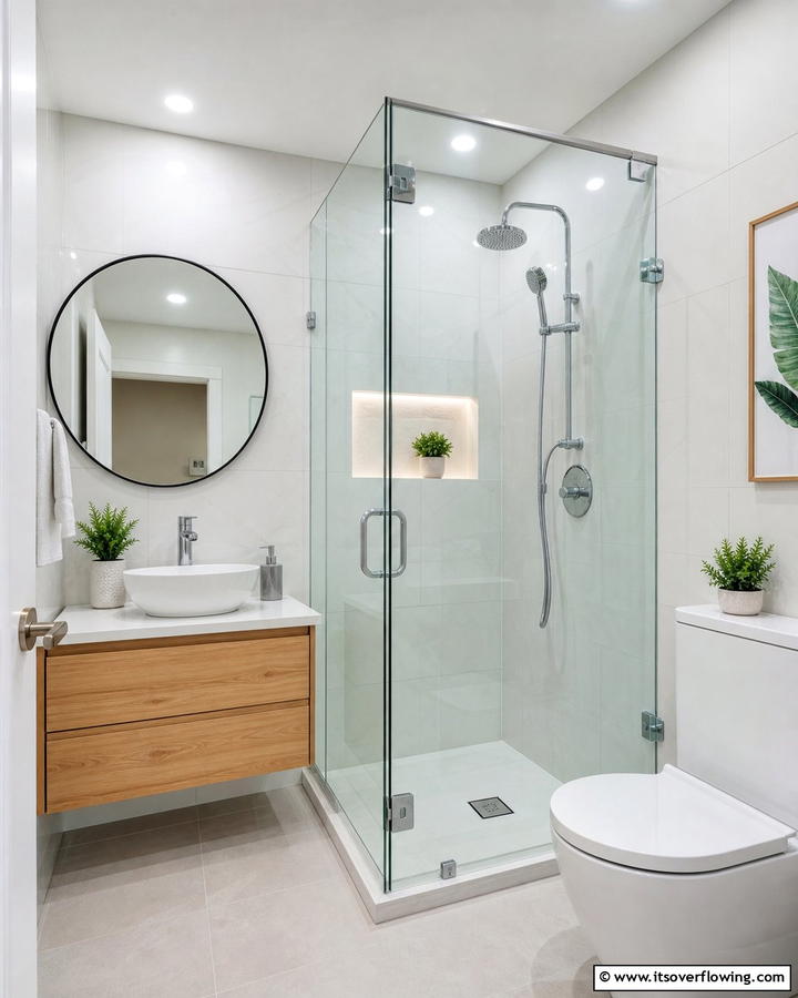 Energy efficient Fixtures - 21 Small Shower Design Ideas for Stylish Functionality