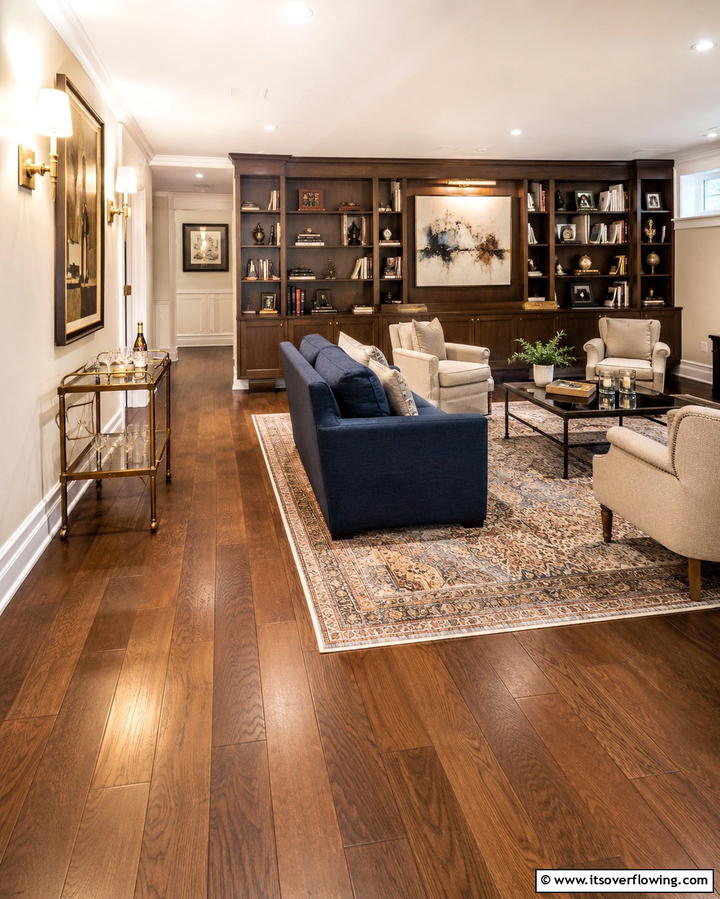 Engineered Hardwood FlooringExact - 25 Basement Floor Ideas for a Functional Space