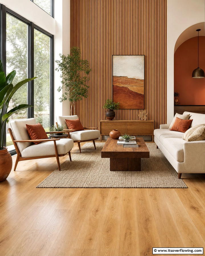 Engineered Wood Flooring - 25 Living Room Wood Floor Ideas for a Warm Ambiance
