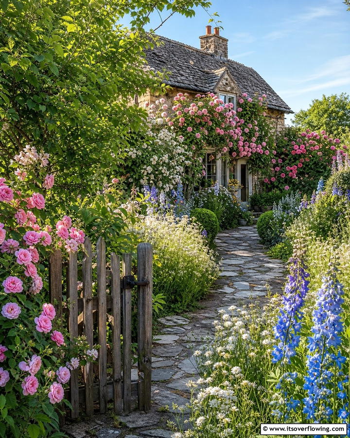 English Cottage Garden - 21 Beautiful Garden Ideas to Transform Your Outdoor Space